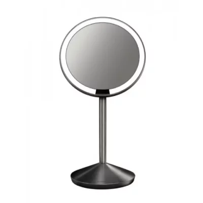 SIMPLEHUMAN Petit Miroir A Capteur en Acier Inoxydable Bross&eacute;