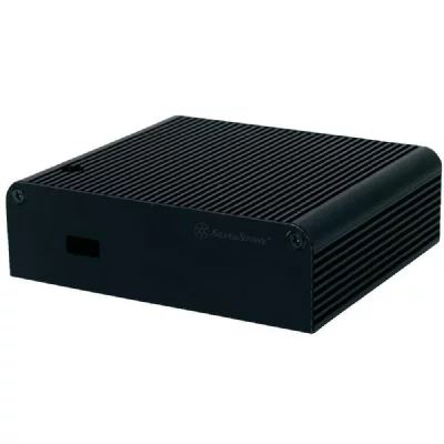 SILVERSTONE Petit PT14 - USFF - pas d'alimentation - noir - USB/HDMI/Thunderbolt
