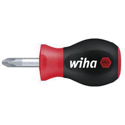 WIHA Petit tournevis cruciforme Stubby, manche bi-mati&egrave;re - 4,5x25 