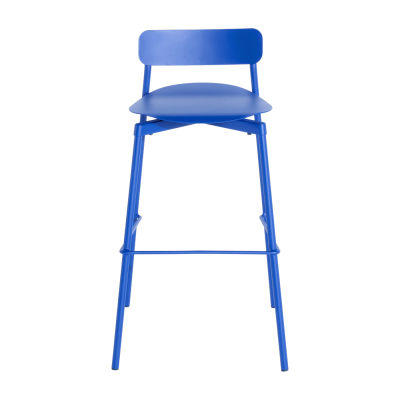 Petite Friture Tabouret de bar Fromme - bleu - Hauteur d'assise 65 cm