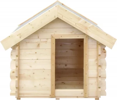 TIMBELA Petite niche pour chien - H80 x 76 x 99 cm / 0,43 m2 -  M401