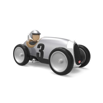 BAGHERA Petite voiture gris metallis&eacute; pour enfant