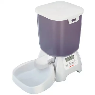 CAT MATE PETMATE  distributeur d'aliment 3kg - Blanc - Pour chat