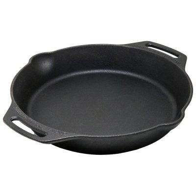 PETROMAX  Uni Po&ecirc;le pour feu avec anses, Noir, 25&nbsp;cm