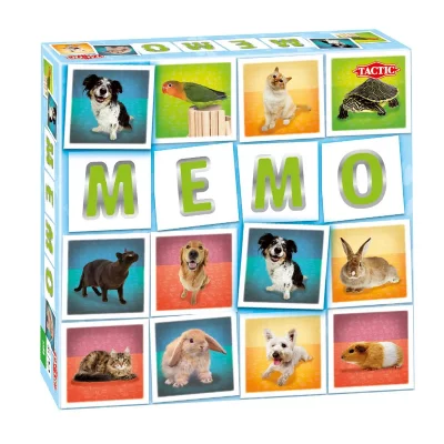 GENERIQUE Pets Memo Game 41439 Tactic Memo Pets, Mixed