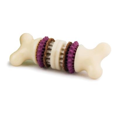 PETSAFE  Jouet os nettoyant et friandise Bristle Bone M - Pour chien