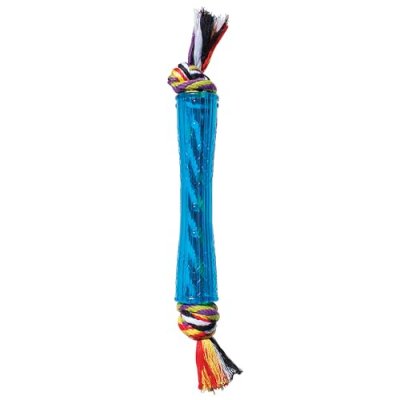 PETSTAGES  Orka - B&acirc;ton &agrave; m&acirc;cher pour Chien - Bleu Roi
