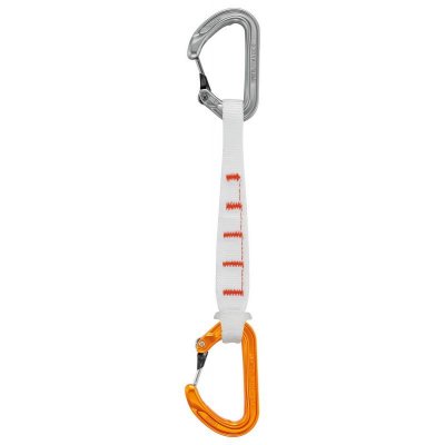 PETZL  - Ange S Quickdraw 17 cm - D&eacute;gaine taille 17 cm, gris/orange