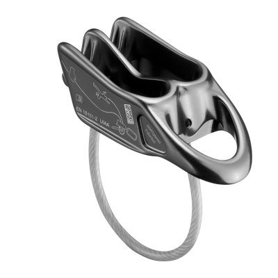 PETZL  Assureur descendeur escalade Reverso Gris Gris Unique
