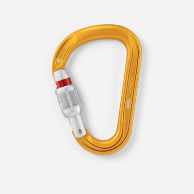 PETZL  Attache Screw-Lock - Mousqueton Yellow Taille unique