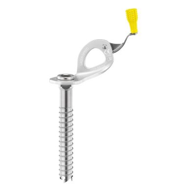 PETZL  Broche &agrave; glace Laser Speed 13cm Gris/Jaune Unique