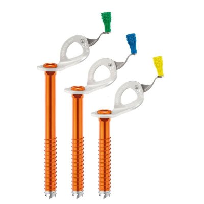 PETZL  Broche &agrave; glace Laser Speed Light 13cm Orange/Gris/Jaune Unique