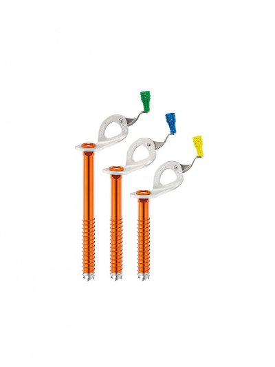 PETZL  Broche &agrave; glace Laser Speed Light 21cm Orange/Gris/Vert Unique