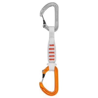 PETZL  D&eacute;gaine escalade Ange Finesse 10 Cm Ss Gris/Orange 10