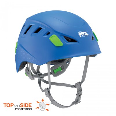PETZL  - Kid's Picchu - Casque d'escalade taille 48-54 cm, bleu