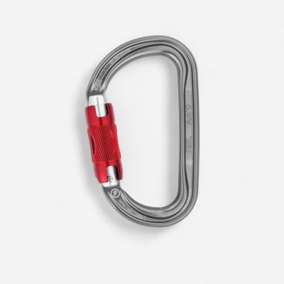 PETZL  Mousqueton escalade Am'd Twist-lock Gris/Rouge Unique