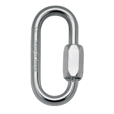 PETZL  Mousqueton escalade Maillon N&deg;5 Normal Acier Gris Unique