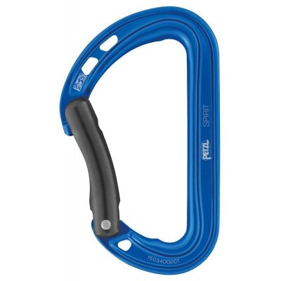 PETZL  Mousqueton escalade Spirit Courbe Blue Bleu Unique