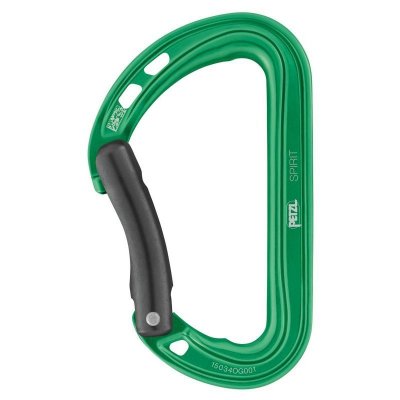 PETZL  Mousqueton escalade Spirit Courbe Green Vert Unique