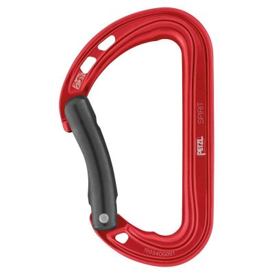 PETZL  Mousqueton escalade Spirit Courbe Red Rouge Unique
