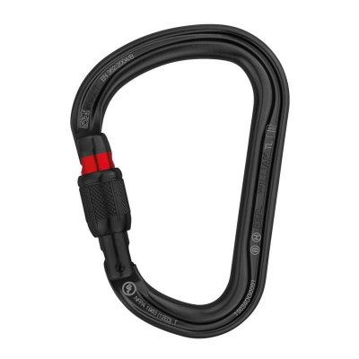 PETZL  Mousqueton escalade William Screw-lock Gris Unique
