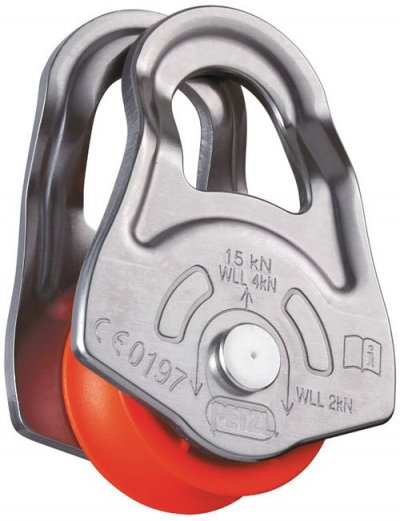 PETZL  OSCILLANTE&nbsp;polea&nbsp;emergencia P02A Taille Unique