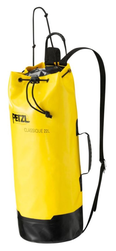 PETZL  Verticality Sac de Transport Unisexe-Adulte, Jaune/Noir, 22 l