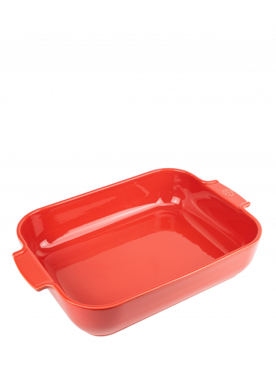 PEUGEOT  - Appolia - Plat four rectangulaire - 40 cm - rouge