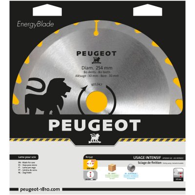 PEUGEOT  Lame &agrave; pastille carbure &Oslash;254mm