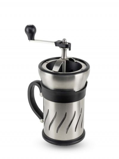 PEUGEOT  - Moulin &agrave; caf&eacute; et cafeti&egrave;re &agrave; piston 2 en 1 15 cm 
