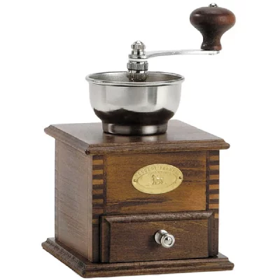 PEUGEOT  - Moulin &agrave; caf&eacute; manuel en bois couleur chocolat 21 cm 