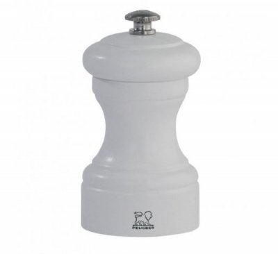 PEUGEOT  - Moulin &agrave; sel manuel en bois couleur blanc mat 10 cm