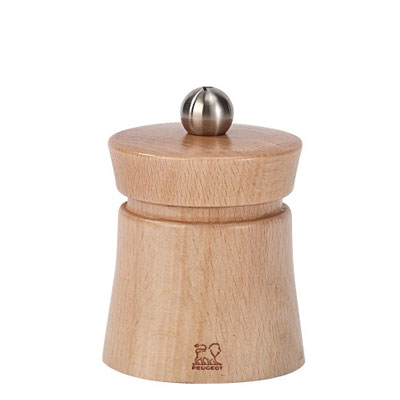 PEUGEOT  - Moulin &agrave; sel manuel en bois couleur naturel 8 cm