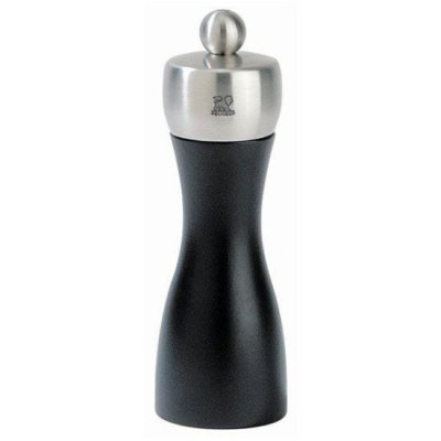 GENERIQUE Peugeot - Moulin &agrave; sel manuel en bois et inox couleur noir 15 cm