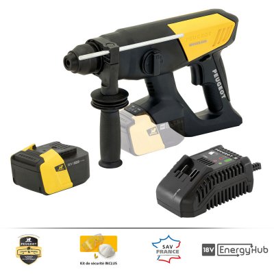 PEUGEOT  OUTILLAGE Marteau perforateur Energypunch-18VBL