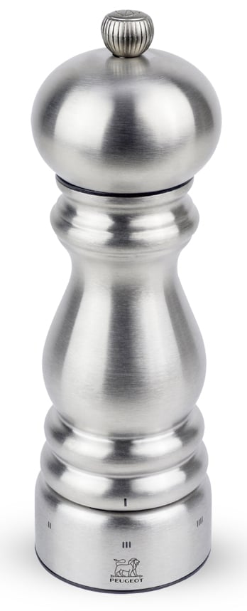 PEUGEOT  Paris Moulin &agrave; Poivre, Stainless Steel, Gris, 18 cm