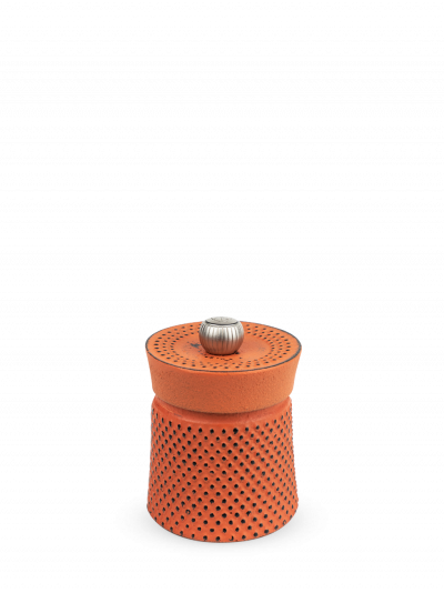 PEUGEOT  Saveurs - Moulin &agrave; poivre manuel en fonte orange 8 cm - 3 '
