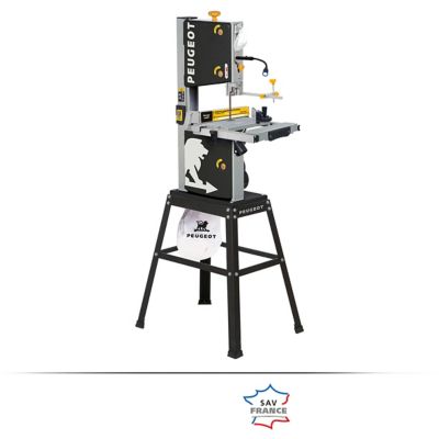 PEUGEOT  - Scie &agrave; ruban + pi&egrave;tement 2 volants 250mm 420W + Kit de s&eacute;curit&eacute; - EnergyBand