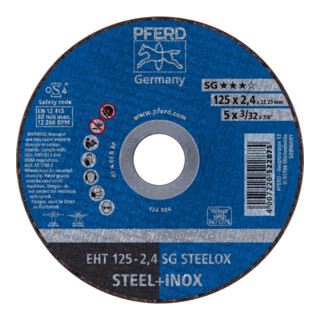  Pferd 61331432 Disque &agrave; Tron&ccedil;onner A46RSG-I, Multicolore, 125-2.4 mm