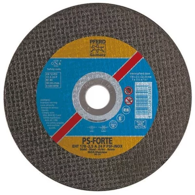 PFERD  61721100 Disque de tron&ccedil;onner &oslash; 125 x 1 mm al&eacute;sage 22,23 mm droit