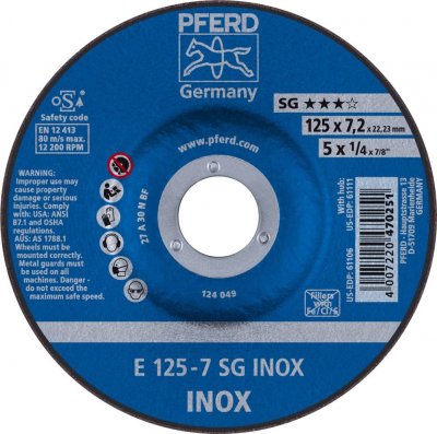  PFERD 62212623 accessoire pour meuleuse d'angle