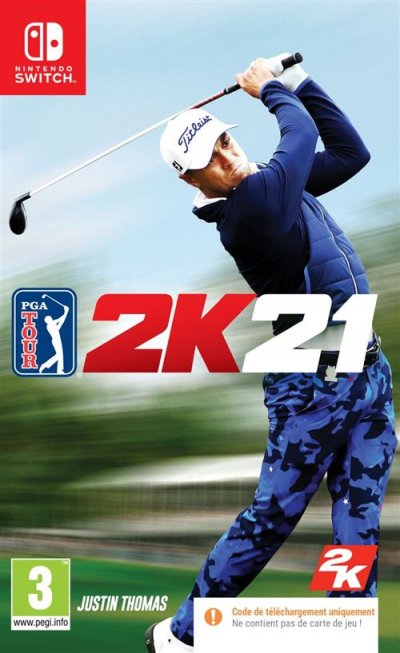 2K PGA Tour 21 Code in a box Nintendo Switch 
