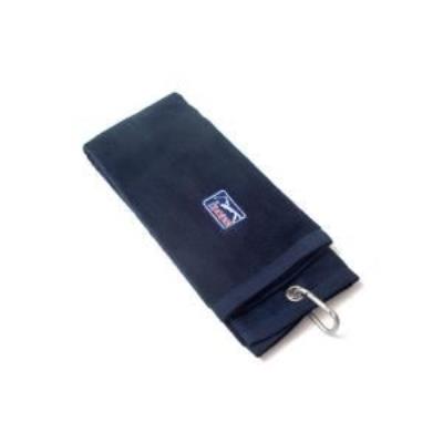 PGA TOUR  Serviette de Golf - 16,5 x 19 cm - Bleu