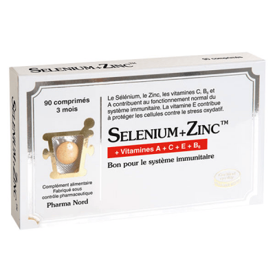 PHARMA NORD  S&eacute;lenium + Zinc bo&icirc;te de 90 comprim&eacute;s