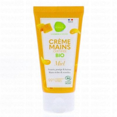 PHARMASCIENCE  Cr&egrave;me Mains Miel Bio 50ml