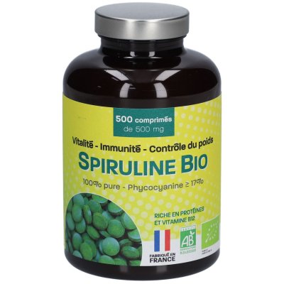 PHARMUP  Spiruline Boite 500 Comprim&eacute;s - Bo&icirc;te 500 comprim&eacute;s