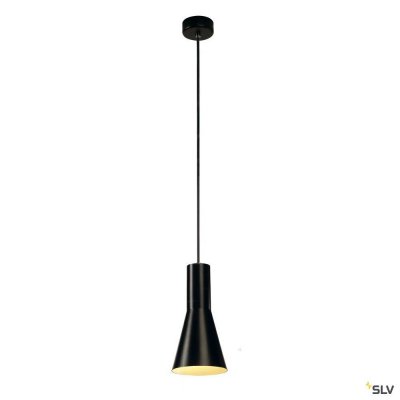 SLV BELGIUM PHELIA CONE, suspension, ronde, noire, E27 max. 23W