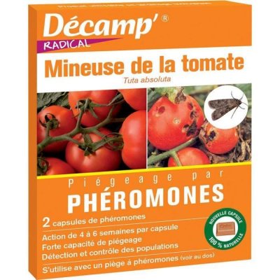 DECAMP Ph&eacute;romone contre la mineuse de la tomate (Boite de 2 capsules)