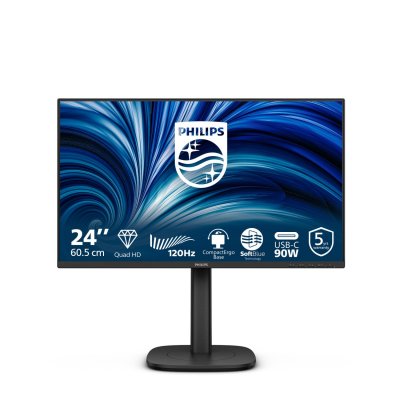 PHILIPS  24B2U3601 &eacute;cran plat de PC 60,5 cm (23.8 ) 2560 x 1440 pixels Quad HD LCD Noir - Neuf