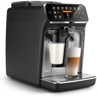 PHILIPS  4300 Series EP4346 71 Machine &agrave; caf&eacute; noir argent